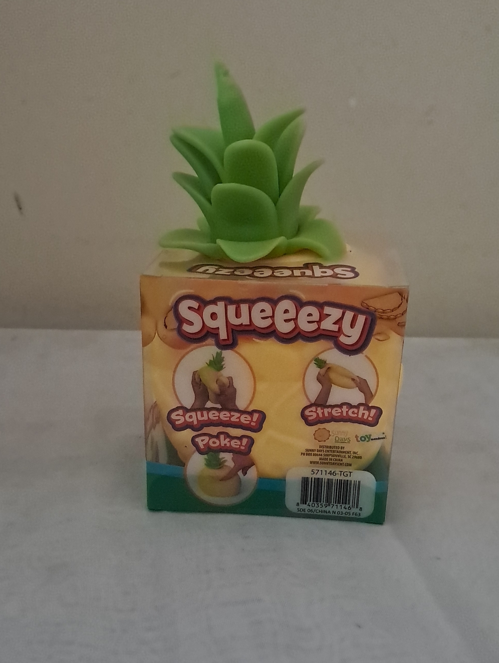 Pineapple Squeezable Stress Toy by Squzeeezy
